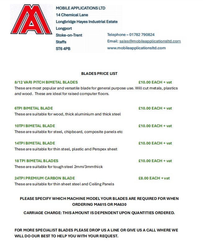 BANDSAW-brochure